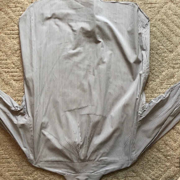 Ralph Lauren Black & White Pin stripe button down - Picture 5 of 9